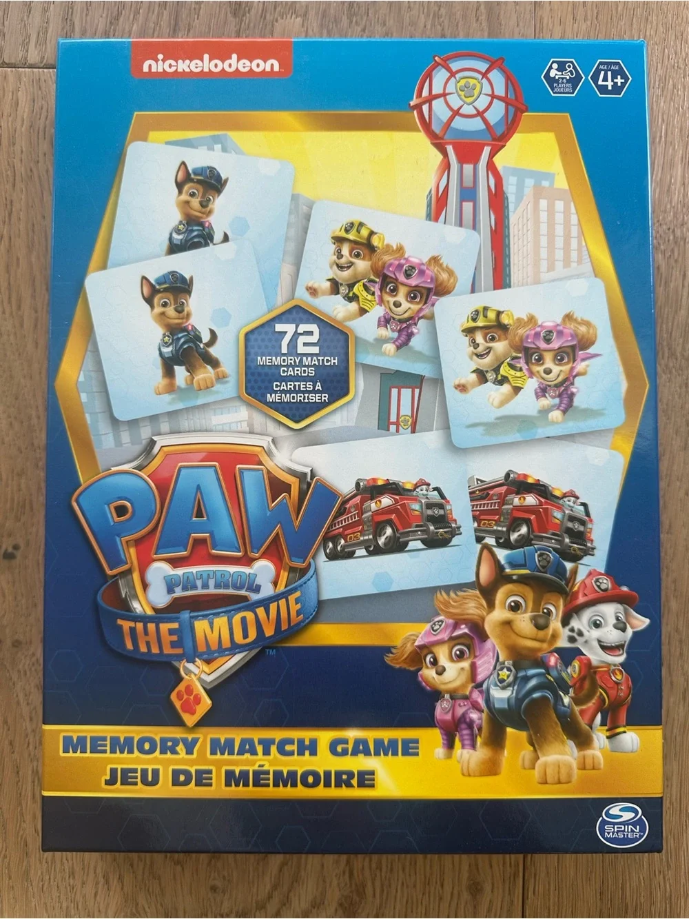 PAW Patrol The Movie Memory Match Game - Blue/Yellow